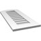 Ekena Millwork Arch Top Surface Mount PVC Gable Vent: Functional, w/ 3-1/2"W x 1"P Standard Frame, 14"W x 32"H GVPAR14X3201SF - alternate 5